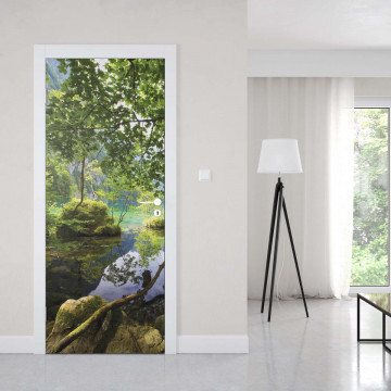 Forest Trees Lake Photo Wallpaper Wall Mural - Img 22