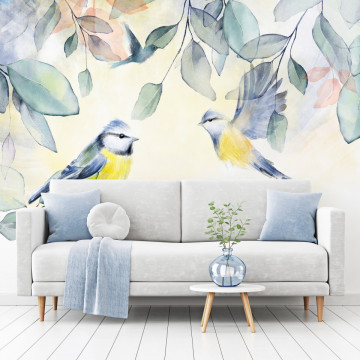 Fototapet - Colorful Titmouse - Img 1