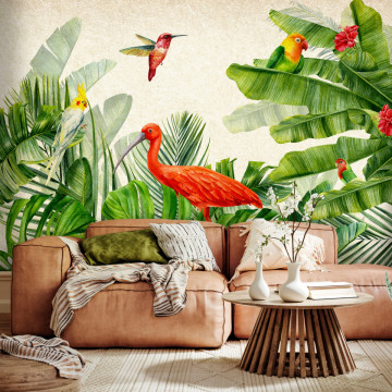 Fototapet - Exotic Birds - Third Variant - Img 1