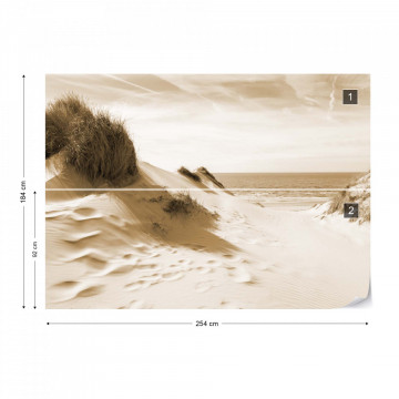 Fototapet - Fereastră spre Mare – Sepia - Img 11