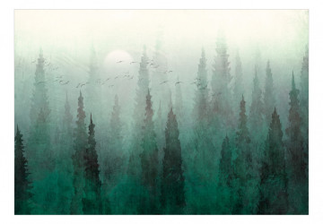 Fototapet - Flight Over the Forest - First Variant - Img 2
