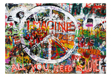 Fototapet - Hippie Graffiti - Img 2