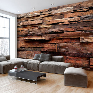Fototapet - Rustic Style: Forest Cottage - Img 1