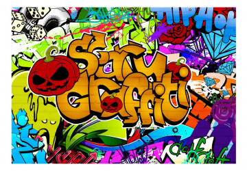 Fototapet - Scary graffiti - Img 2