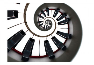 Fototapet - Spiral piano keys - Img 2
