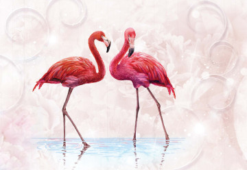 Fototapet Tropical Flamingo - Img 6
