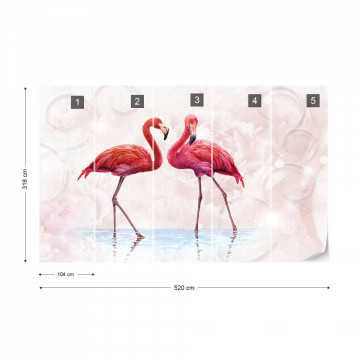 Fototapet Tropical Flamingo - Img 19