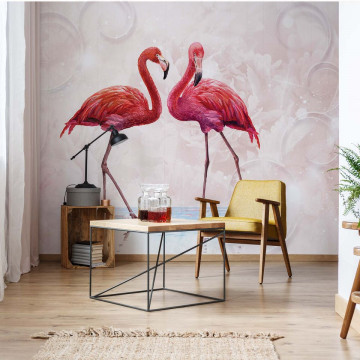 Fototapet Tropical Flamingo - Img 2