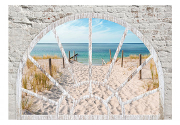Fototapet - Window View - Beach - Img 2