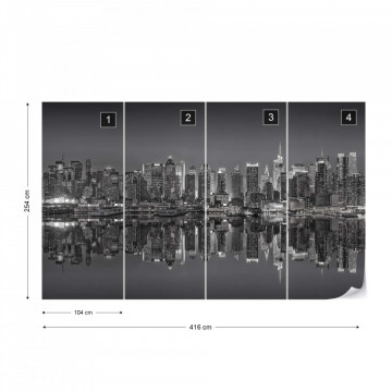 New York – Reflexie în Apă, Alb-Negru - Img 16