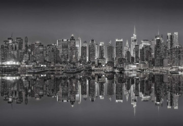 New York – Reflexie în Apă, Alb-Negru - Img 3