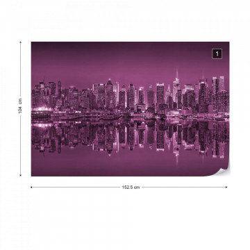 New York – Reflexie în Apă, Violet - Img 13
