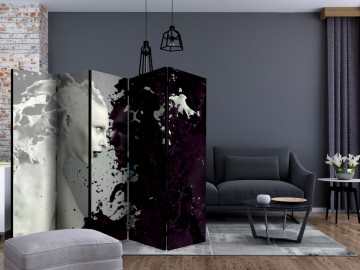Paravan - Black and White Faces II [Room Dividers] - Img 2