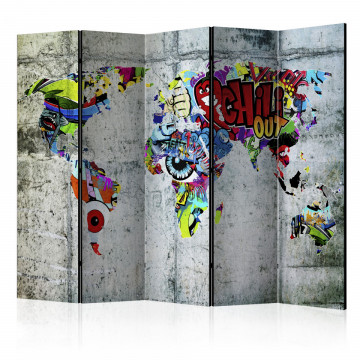 Paravan - Graffiti World [Room Dividers] - Img 1