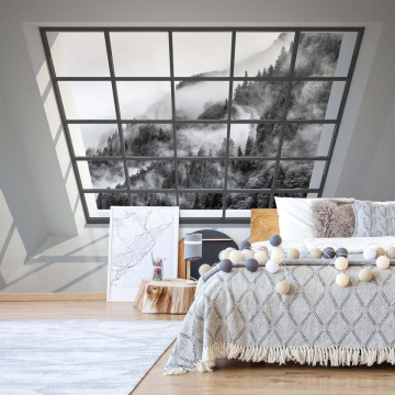 Penthouse Window Misty Forest View II - Img 1