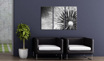 Tablou - dandelion (black and white) - Img 4