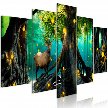 Tablou - Enchanted Forest (5 Parts) Wide - Img 1