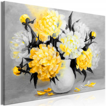 Tablou - Fragrant Colours (1 Part) Wide Yellow - Img 1