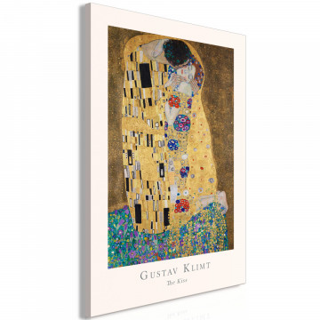 Tablou - Gustav Klimt - The Kiss (1 Part) Vertical - Img 1