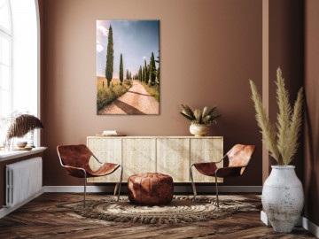 Tablou - Italian cypresses (1 Part) Vertical - Img 1