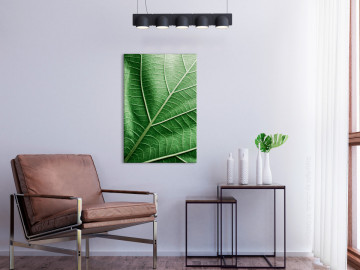 Tablou - Malachite Leaf (1 Part) Vertical - Img 2