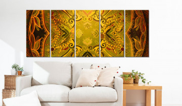 Tablou - Mandala: Flowery Wings - Img 4