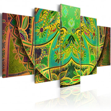 Tablou - Mandala: Green Energy - Img 1