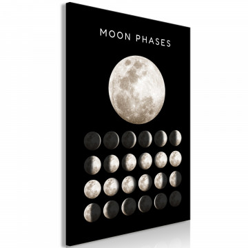 Tablou - Moon Phases (1 Part) Vertical - Img 2
