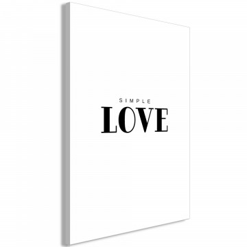 Tablou - Simple Love (1 Part) Vertical - Img 1