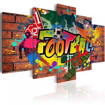 Tablou - soccer (graffiti) - Img 1