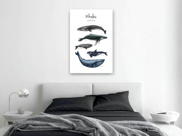 Tablou - Whales (1 Part) Vertical - Img 2