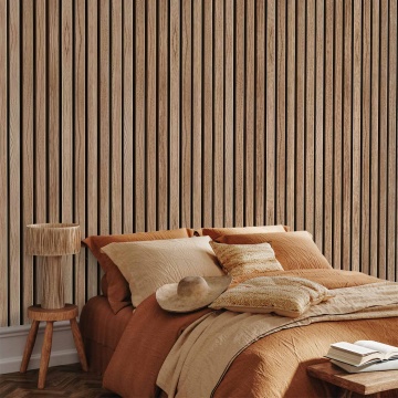 Tapet - Dark Walnut Slats - Img 3