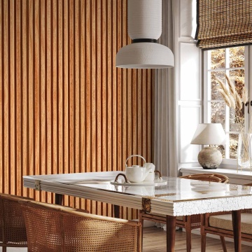 Tapet - Honey Oak Slats - Img 7