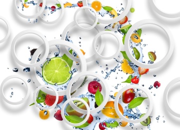 Tapet premium Bucatarie cu fructe - Img 2
