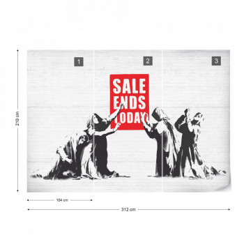 Banksy Graffiti Photo Wallpaper Wall Mural - Img 12