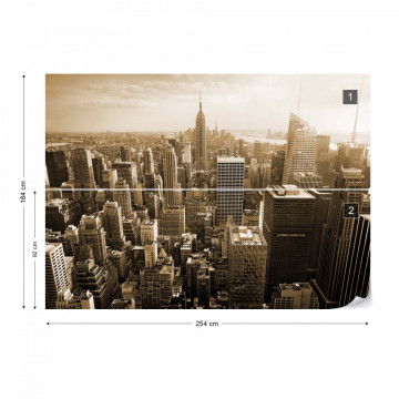 Empire State Building – Vedere de Ansamblu, Sepia - Img 9