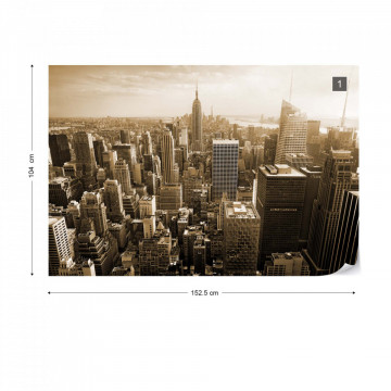 Empire State Building – Vedere de Ansamblu, Sepia - Img 13