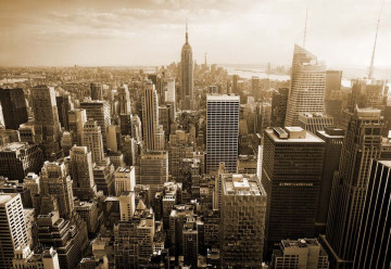 Empire State Building – Vedere de Ansamblu, Sepia - Img 3