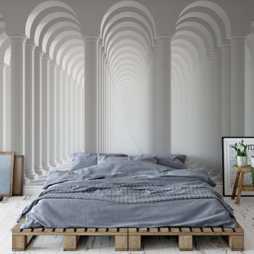 Fototapet - 3D Columns Optical Illusion - Img 14
