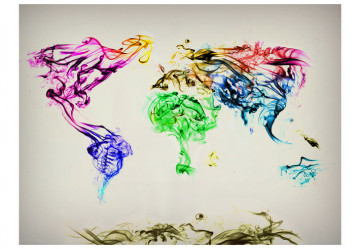 Fototapet - Dancing smoke trails - Img 2