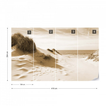 Fototapet - Fereastră spre Mare – Sepia - Img 16