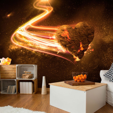Fototapet - Love Meteorite (Orange) - Img 1