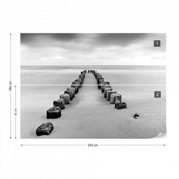 Fototapet - Mare de Liniște – Alb-Negru - Img 9