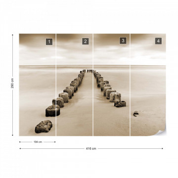 Fototapet - Mare de Liniște – Sepia - Img 17