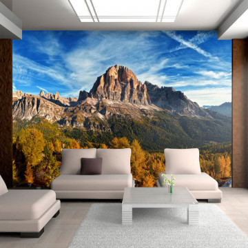 Fototapet - Panoramic view of Italian Dolomites - Img 1