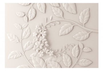 Fototapet - Paper Flowers (Cream) - Img 2