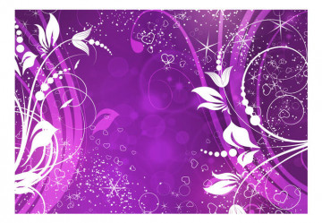 Fototapet - Purple face of magic - Img 4