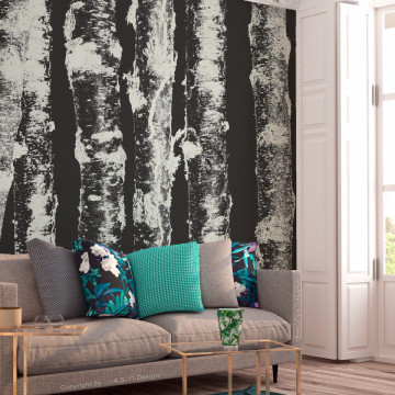 Fototapet - Stately Birches - Second Variant - Img 1