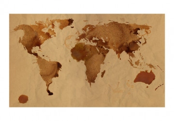 Fototapet - Tea map of the World - Img 2