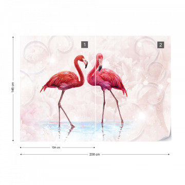 Fototapet Tropical Flamingo - Img 15
